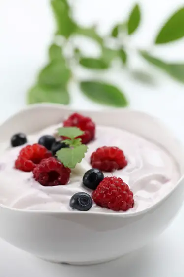 Joghurt selber machen Himbeerjoghurt