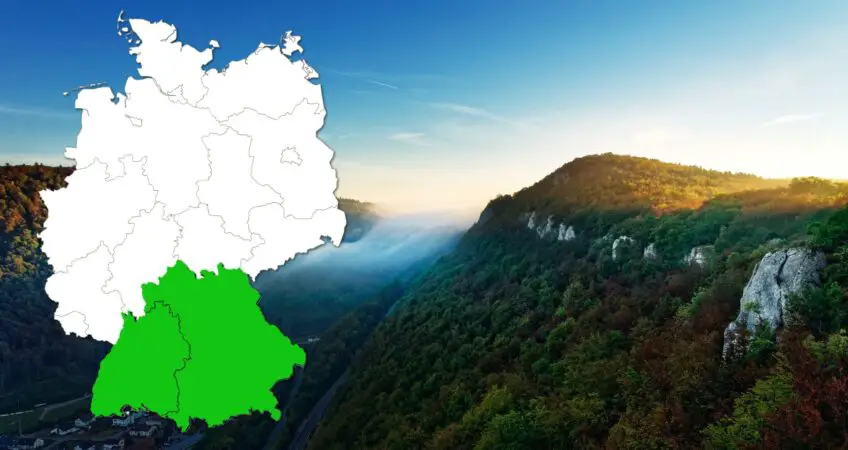 Sehenswürdigkeiten auf der Süddeutschland Karte